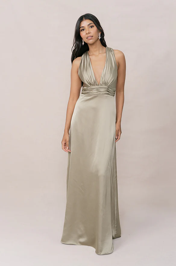 Dylan Satin Dress | Made To Order - Image 10