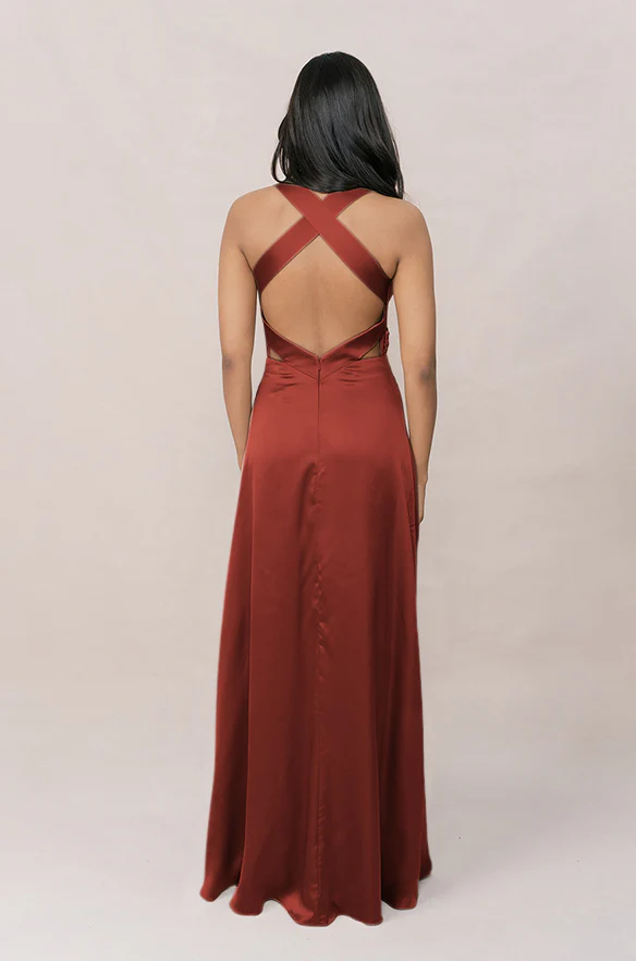 Dylan Satin Dress | Made To Order - Image 101