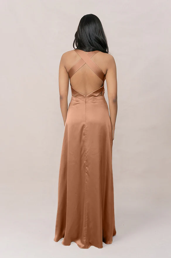 Dylan Satin Dress | Made To Order - Image 103
