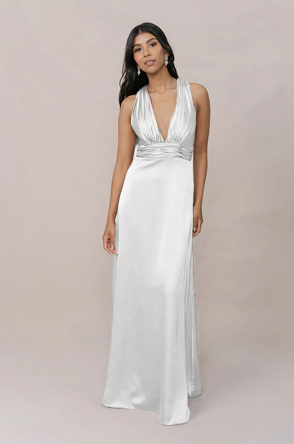 Dylan Satin Dress | Made To Order - Image 106