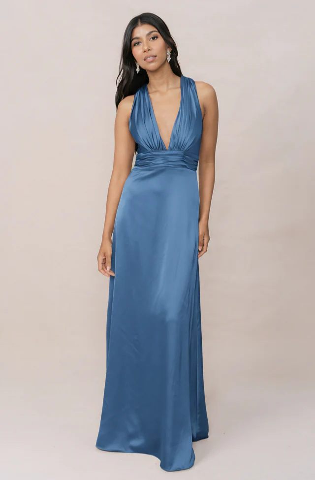 Dylan Satin Dress | Made To Order - Image 166