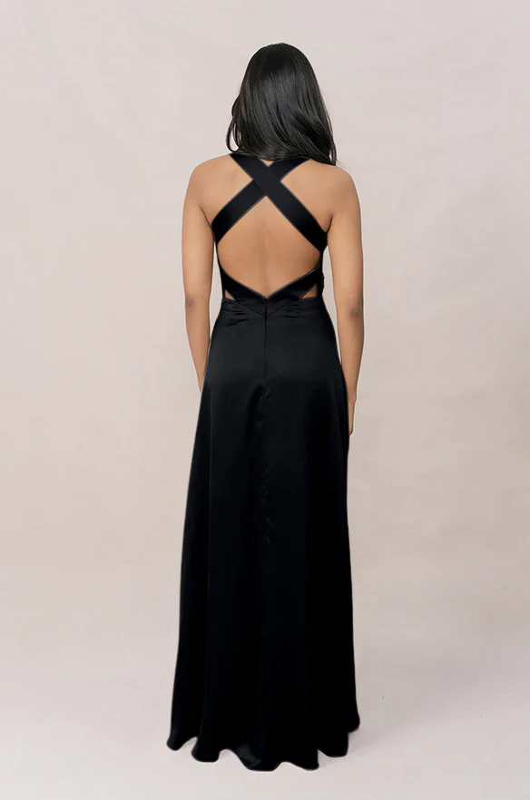Dylan Satin Dress | Made To Order - Image 17