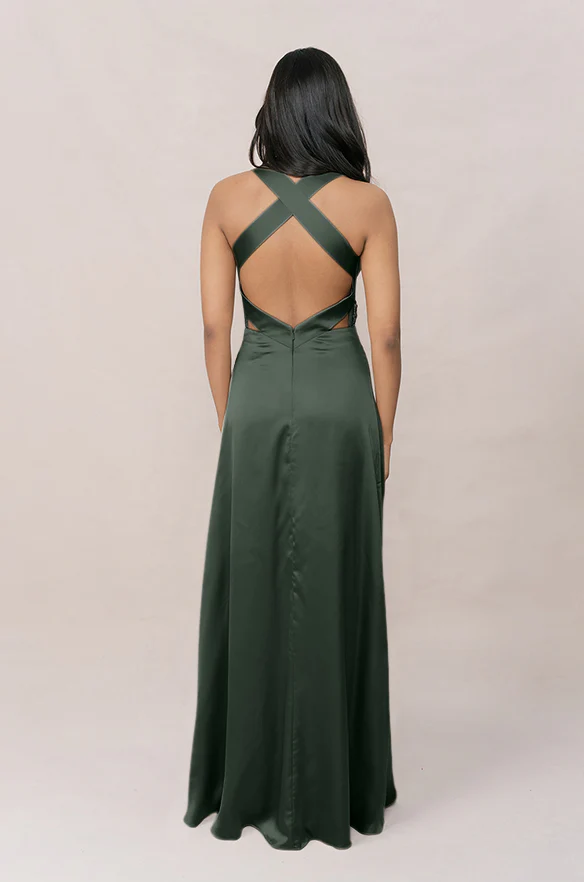 Dylan Satin Dress | Made To Order - Image 31