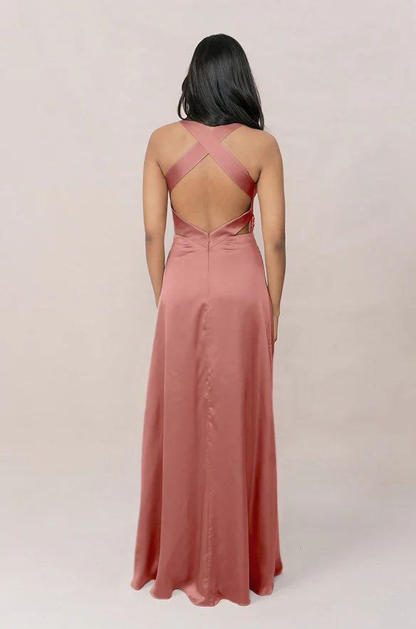 Dylan Satin Dress | Made To Order - Image 33
