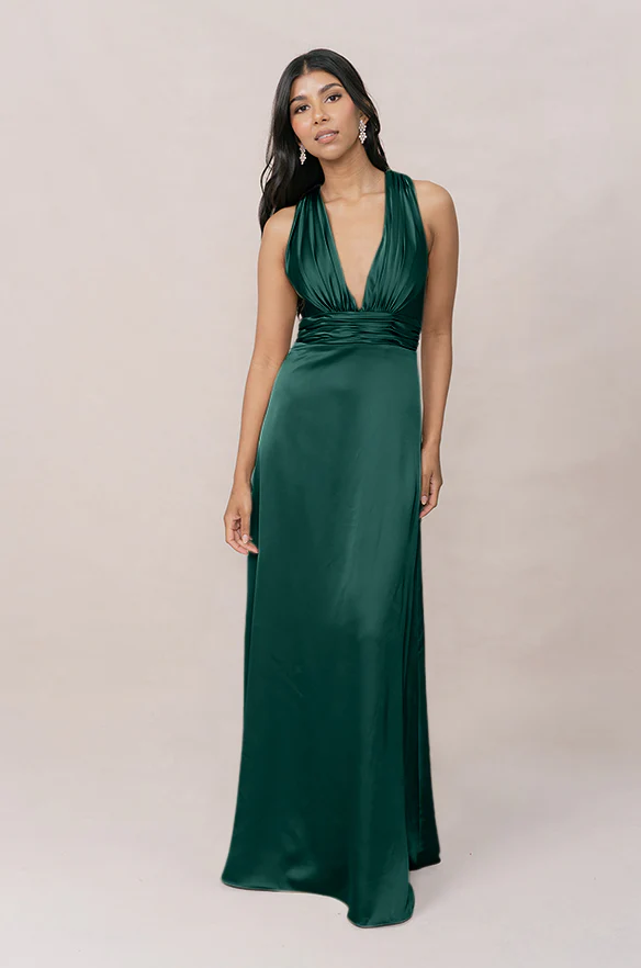 Dylan Satin Dress | Made To Order - Image 38