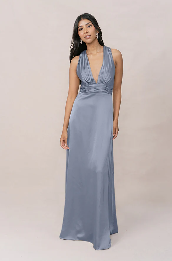 Dylan Satin Dress | Made To Order - Image 42