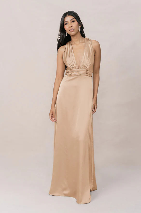 Dylan Satin Dress | Made To Order - Image 50