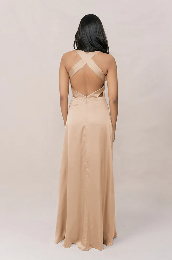 Dylan Satin Dress | Made To Order - Image 51