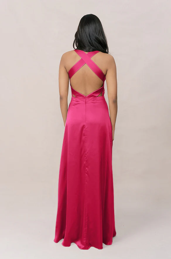 Dylan Satin Dress | Made To Order - Image 53