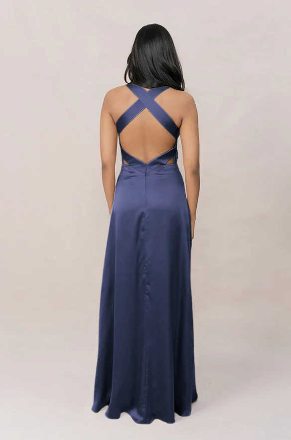Dylan Satin Dress | Made To Order - Image 55