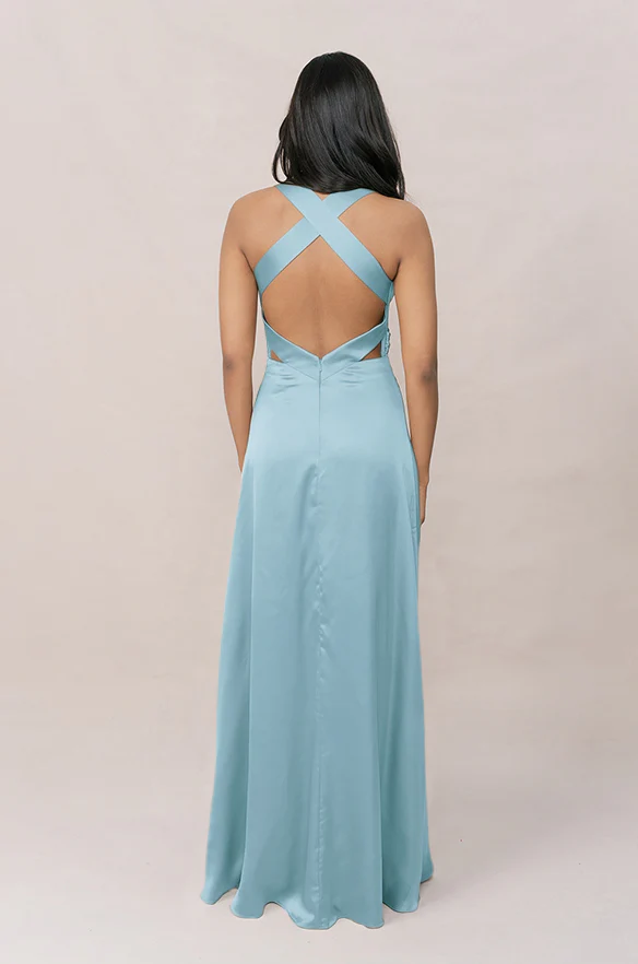 Dylan Satin Dress | Made To Order - Image 57