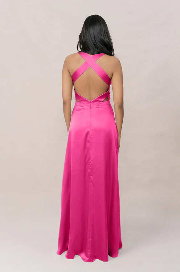 Dylan Satin Dress | Made To Order - Image 65