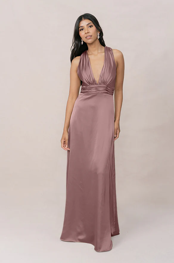 Dylan Satin Dress | Made To Order - Image 82