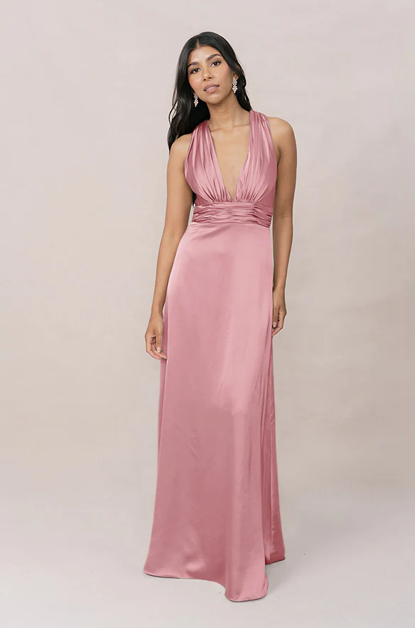 Dylan Satin Dress | Made To Order - Image 86