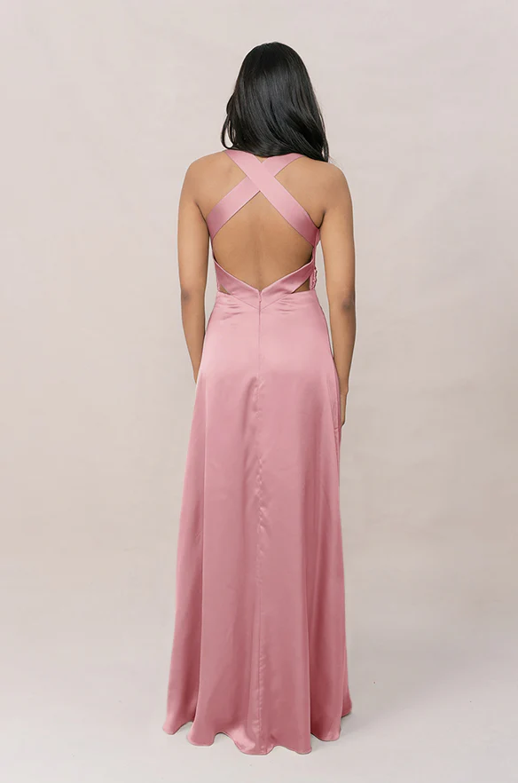 Dylan Satin Dress | Made To Order - Image 87