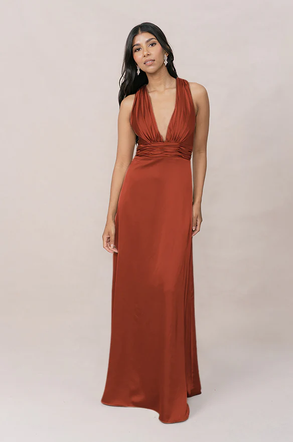 Dylan Satin Dress | Made To Order - Image 88