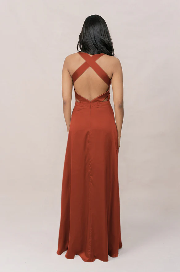 Dylan Satin Dress | Made To Order - Image 89