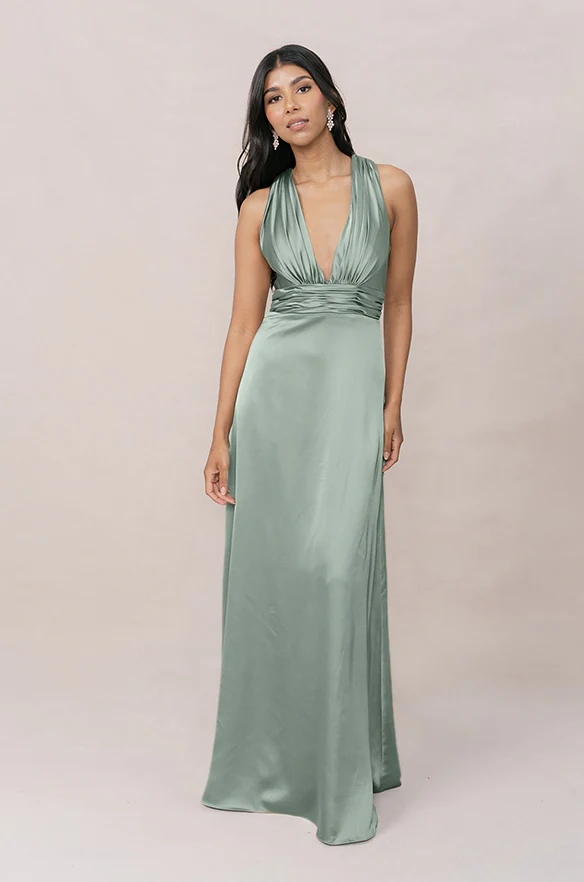 Dylan Satin Dress | Made To Order - Image 90