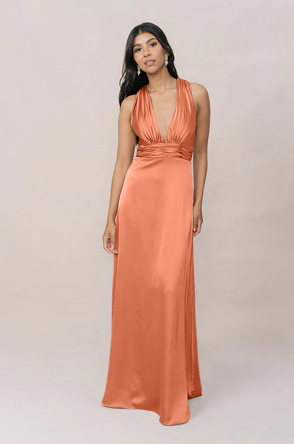 Dylan Satin Dress | Made To Order - Image 96