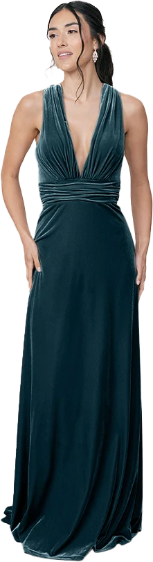 Dylan Velvet Dress | Made To Order - Image 12