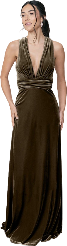 Dylan Velvet Dress | Made To Order - Image 13