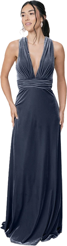 Dylan Velvet Dress | Made To Order - Image 17