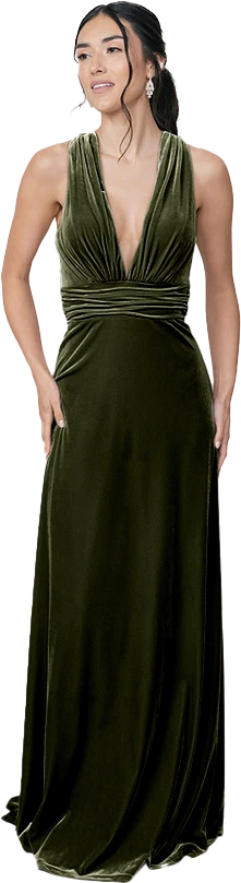 Dylan Velvet Dress | Made To Order - Image 21