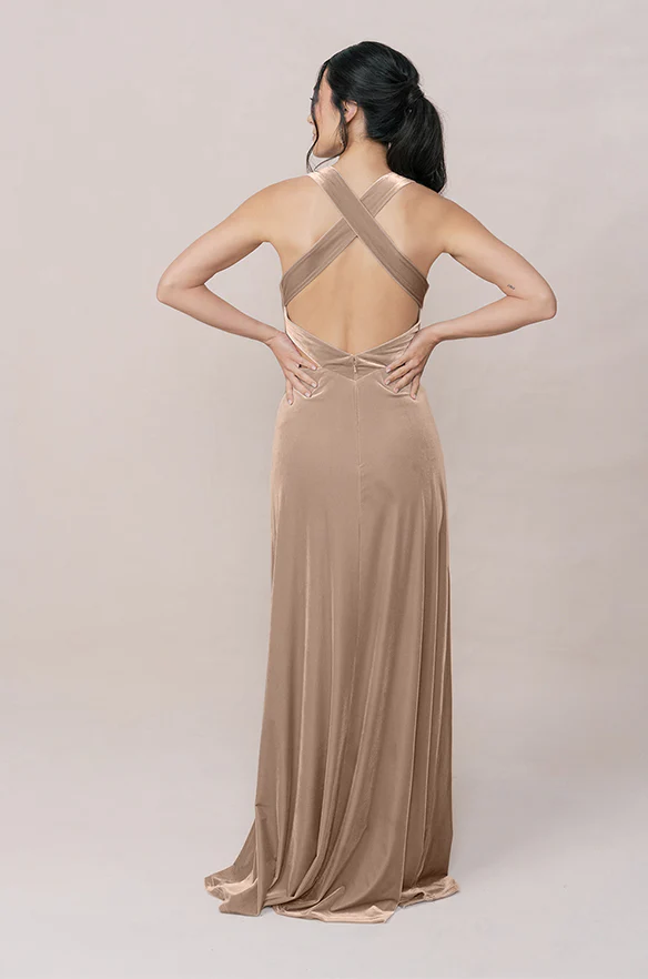 Dylan Velvet Dress | Made To Order - Image 37