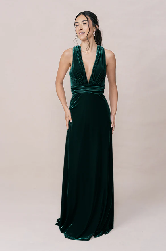 Dylan Velvet Dress | Made To Order - Image 38