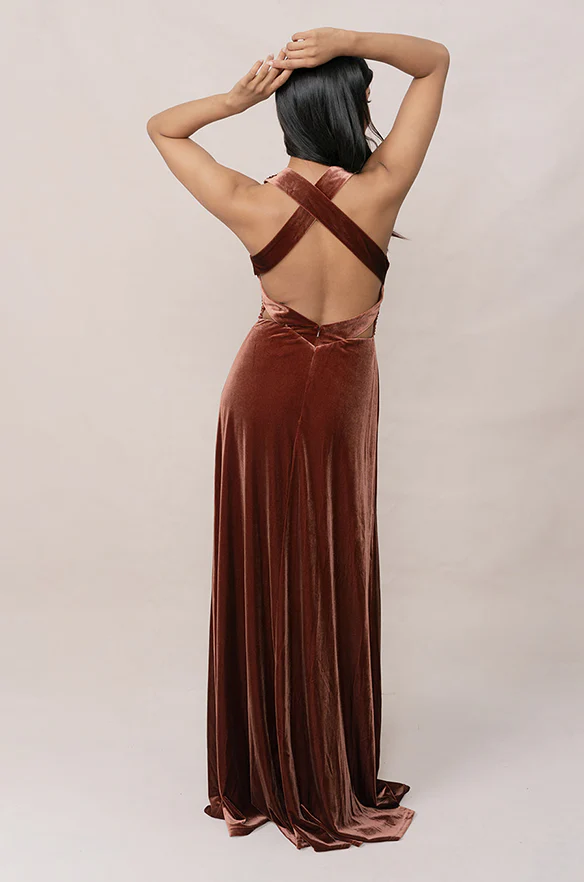 Dylan Velvet Dress | Made To Order - Image 4