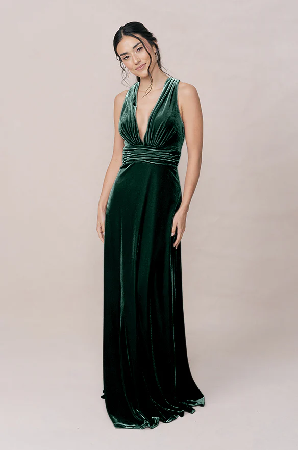 Dylan Velvet Dress | Made To Order - Image 46