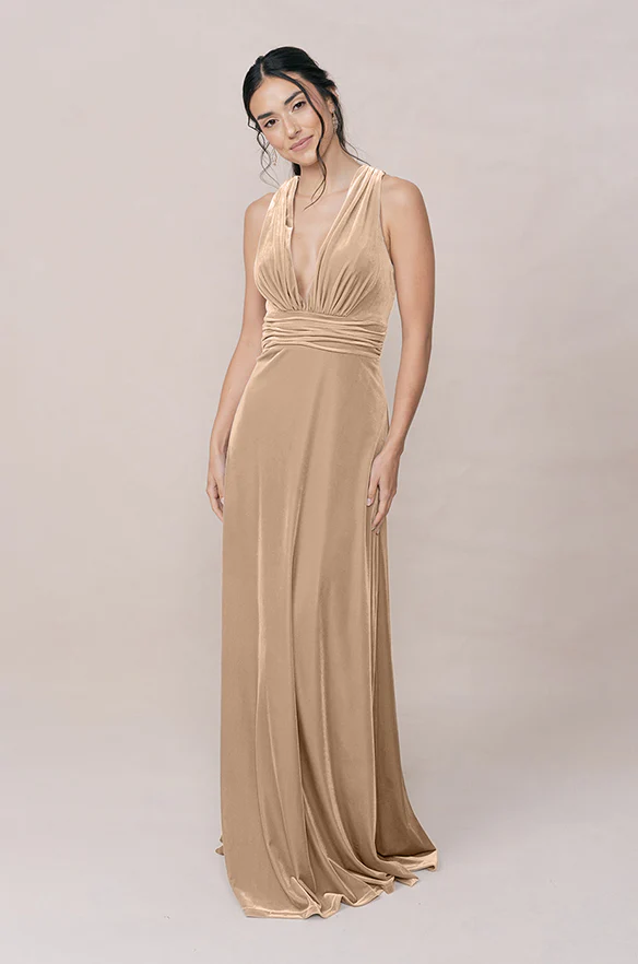 Dylan Velvet Dress | Made To Order - Image 48