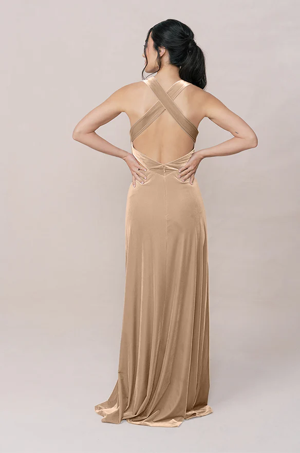Dylan Velvet Dress | Made To Order - Image 49