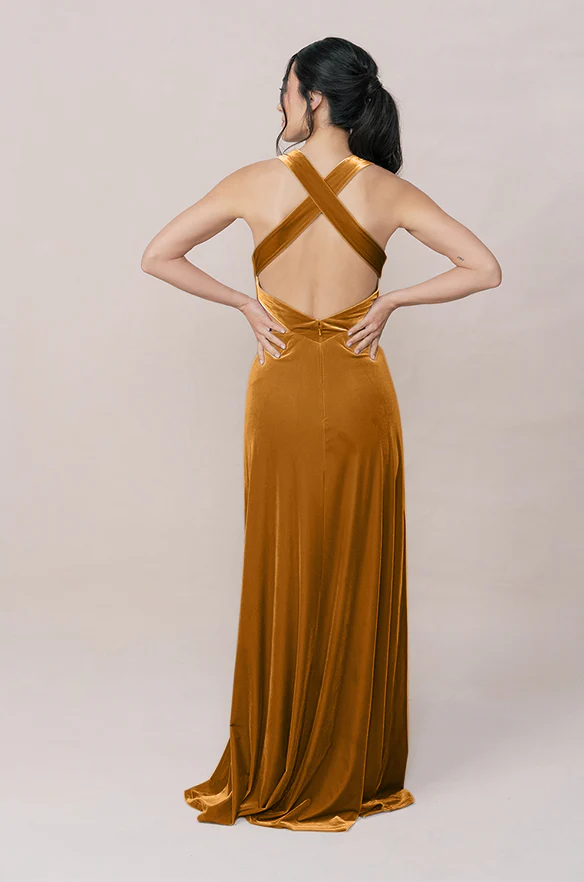 Dylan Velvet Dress | Made To Order - Image 55