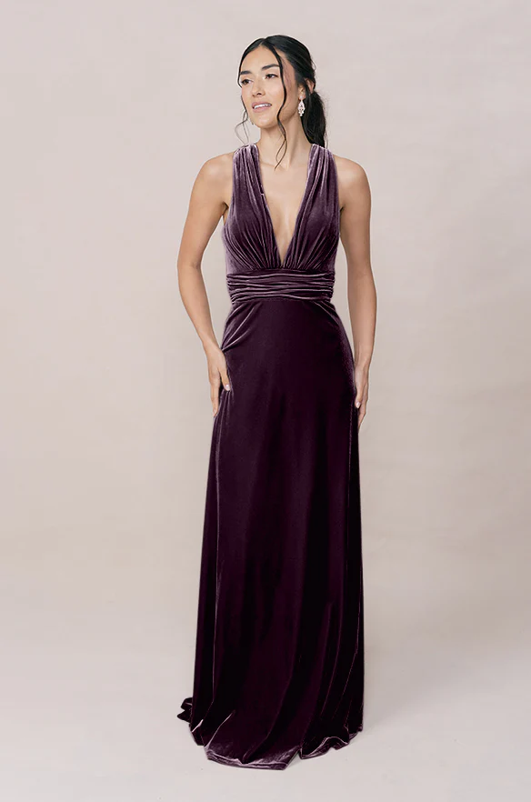 Dylan Velvet Dress | Made To Order - Image 60