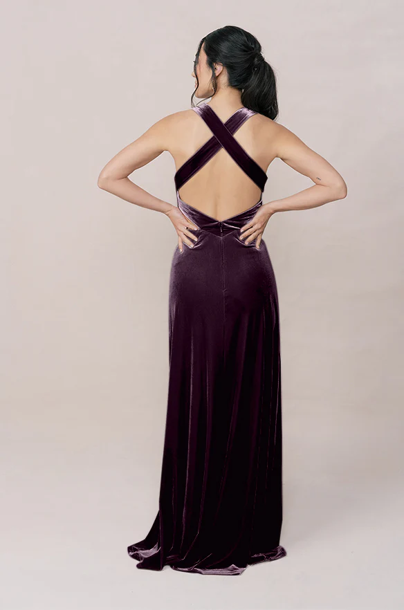 Dylan Velvet Dress | Made To Order - Image 61