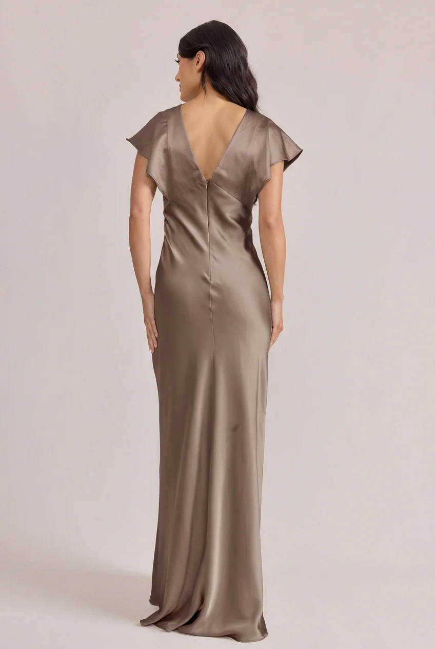 Eden Satin Dress | Made To Order - Image 170