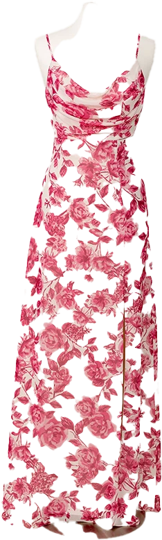 Ember Chiffon Floral Print Dress | Made To Order - Image 37