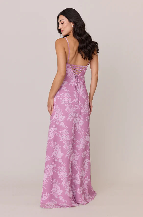 Ember Chiffon Floral Print Dress | Made To Order - Image 4