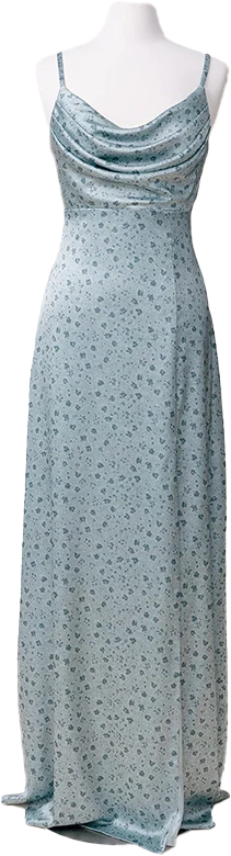 Ember Satin Floral Print Dress | Made To Order - Image 47