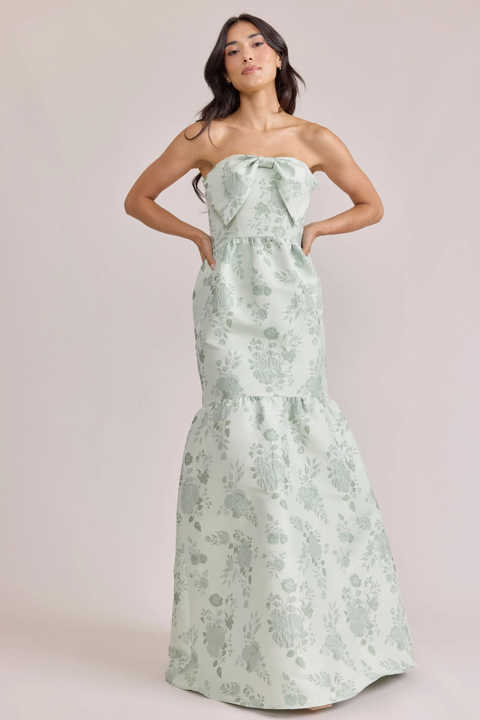 Esme Jacquard Dress | Made To Order - Image 29