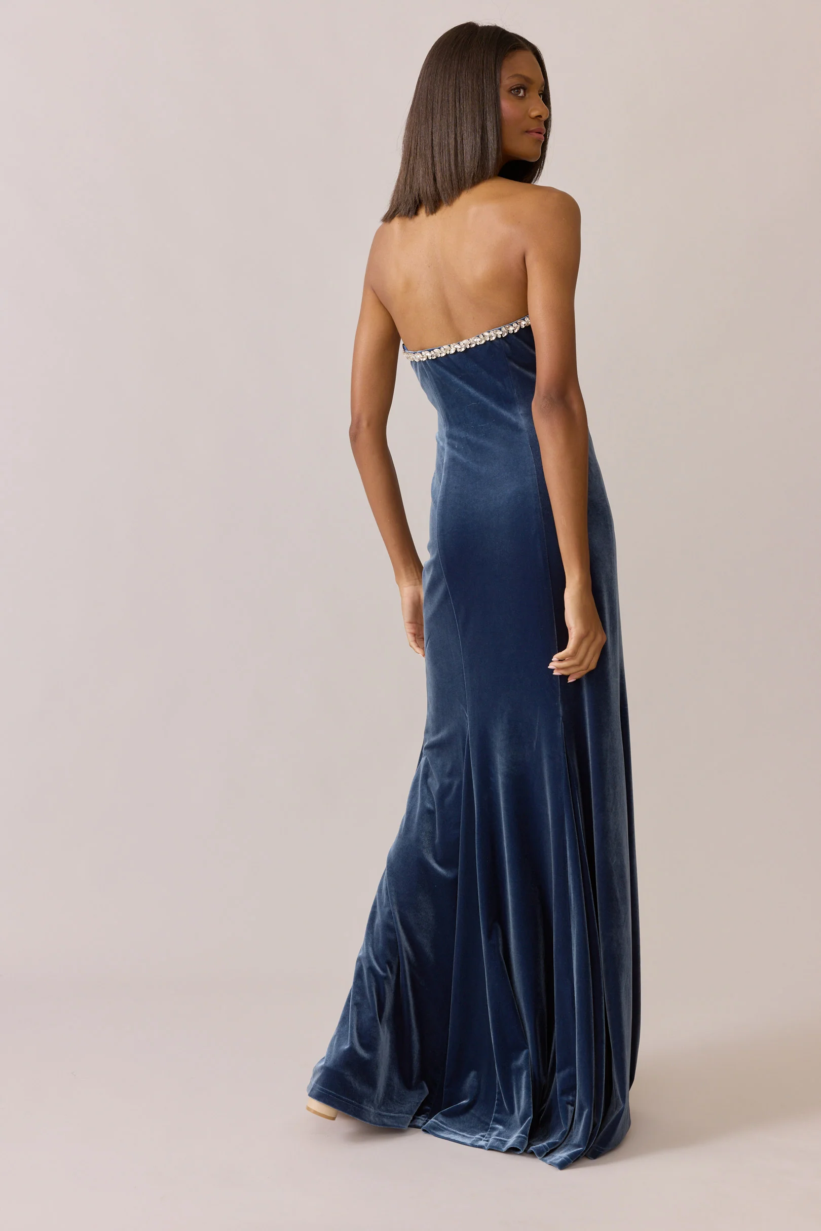 Estelle Luxe Velvet Dress | Made To Order - Image 24