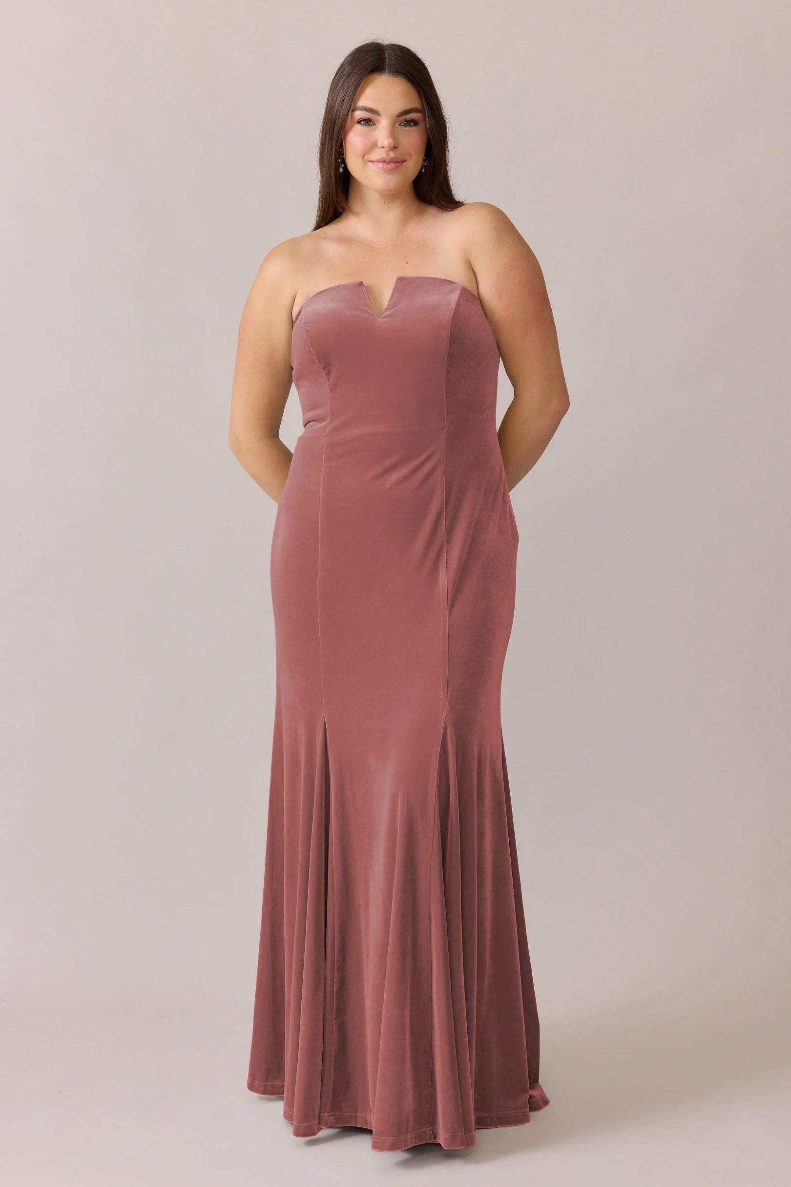 Estelle Velvet Dress | Made To Order - Image 33