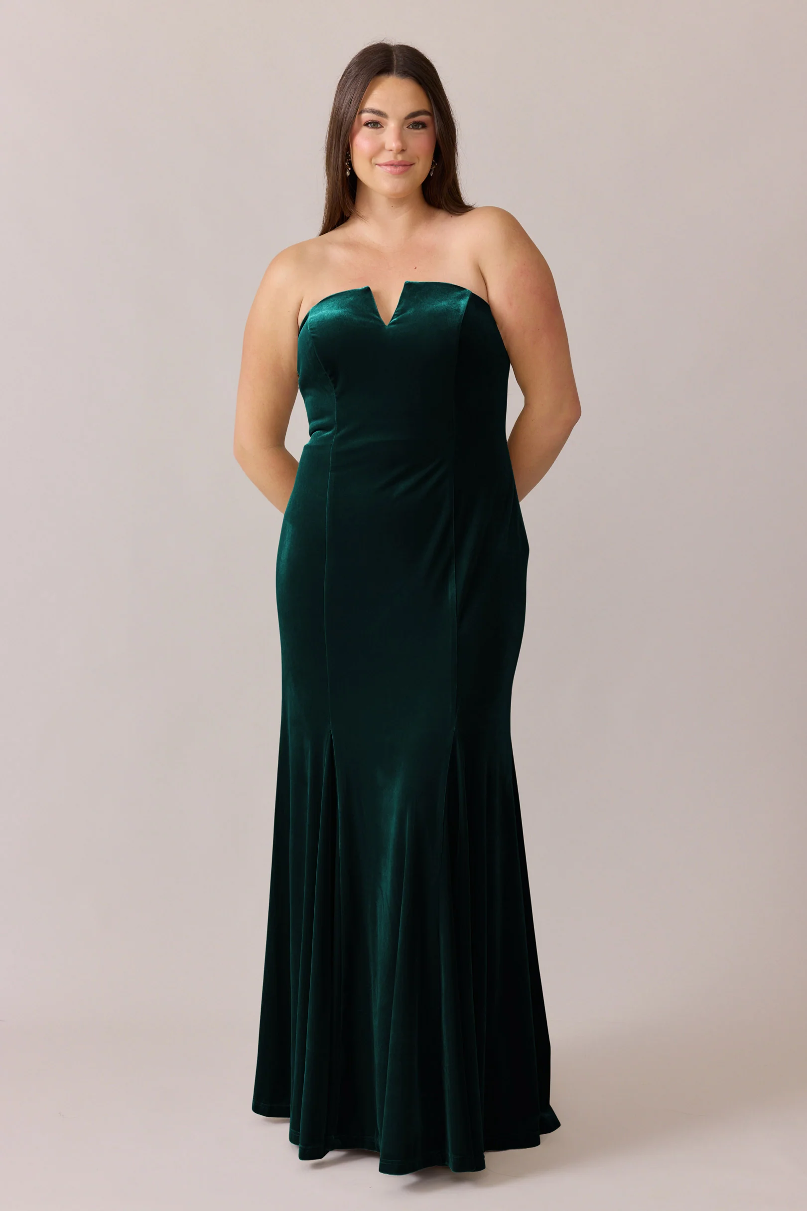 Estelle Velvet Dress | Made To Order - Image 39