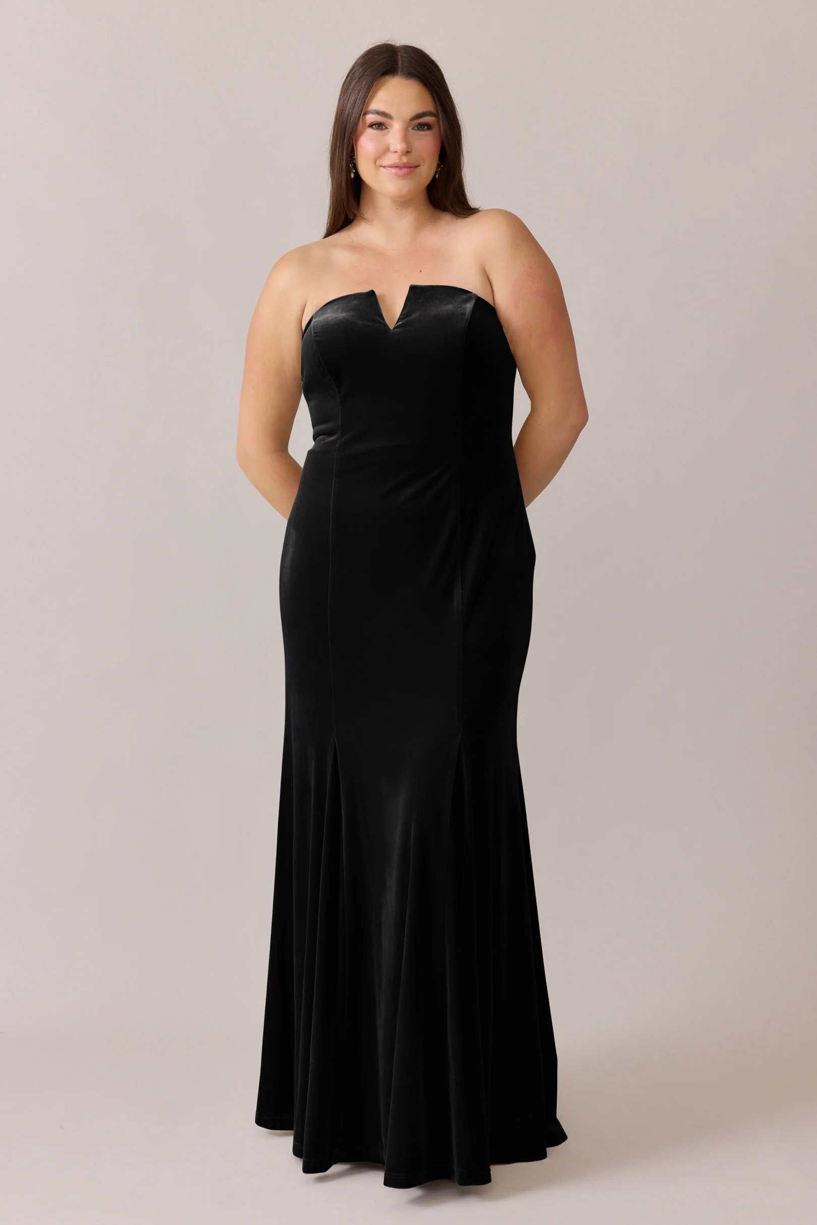 Estelle Velvet Dress | Made To Order - Image 47