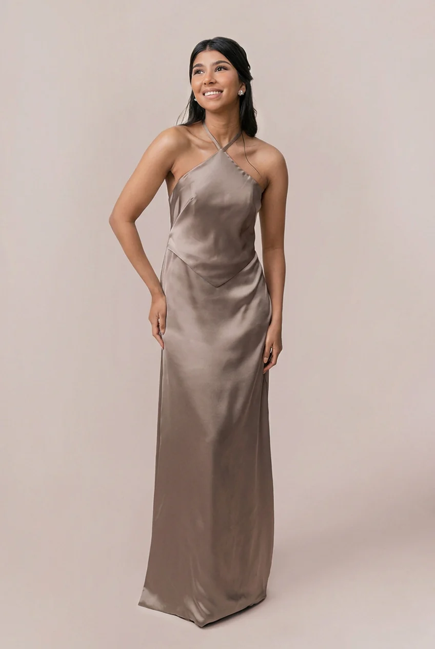 Everly Satin Dress | Made To Order - Image 117