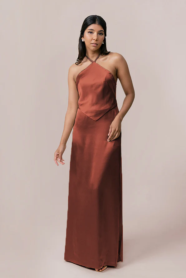 Everly Satin Dress | Made To Order - Image 41
