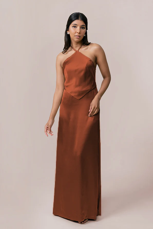Everly Satin Dress | Made To Order - Image 44