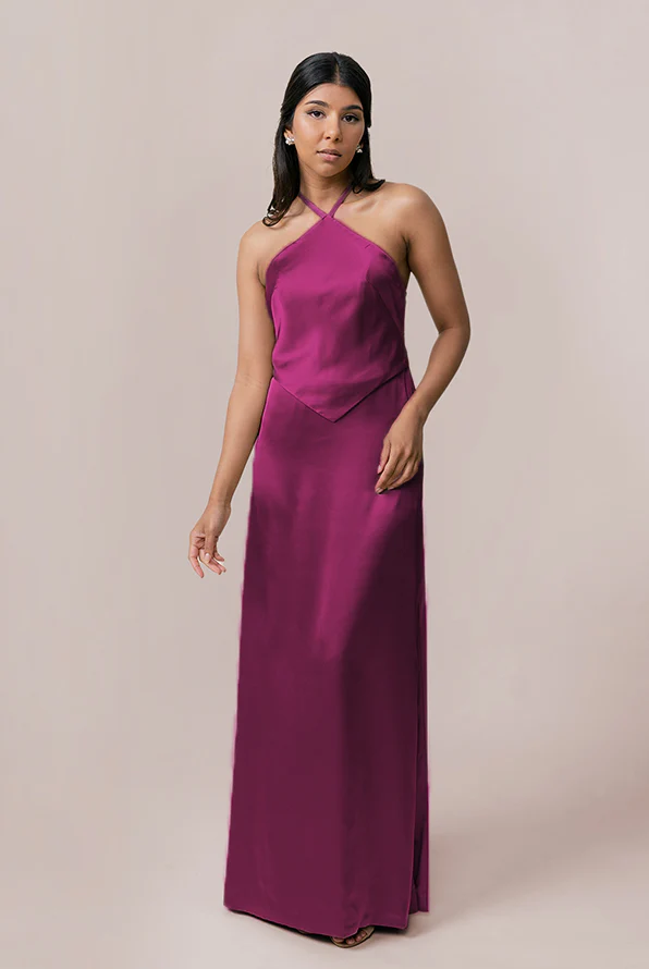 Everly Satin Dress | Made To Order - Image 45