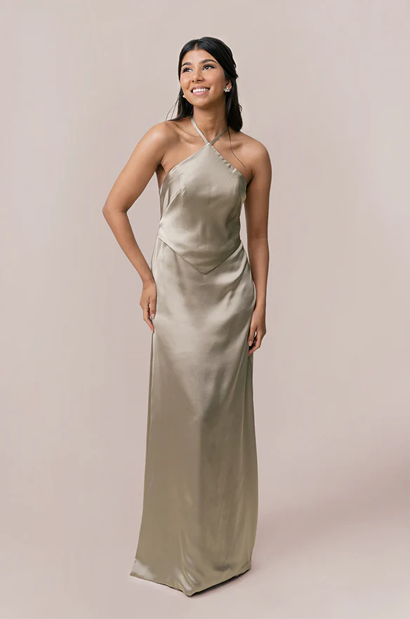 Everly Satin Dress | Made To Order - Image 49
